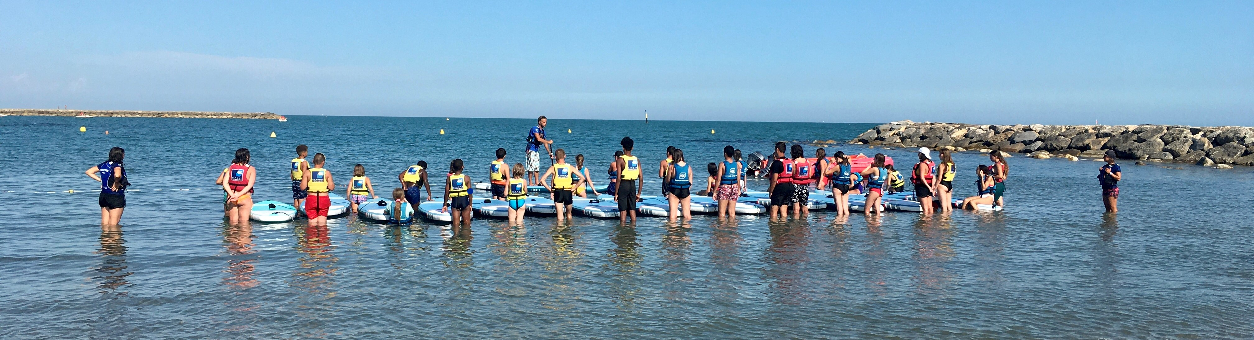 activité groupe | initiation paddle